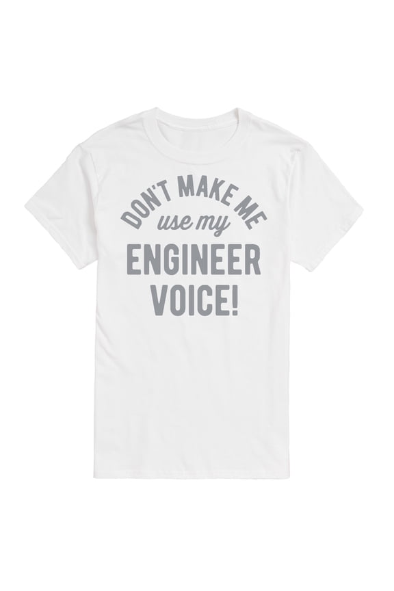 - Engineer Voice - Men's Short Sleeve Graphic T-Shirt