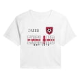 thumbnail image 1 of Instant Message - England Soccer Jersey Cropped Graphic T-Shirt, 1 of 5