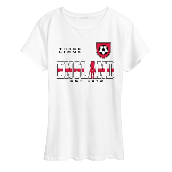 Instant Message - England Soccer Jersey - Women's Short Sleeve Graphic T-Shirt