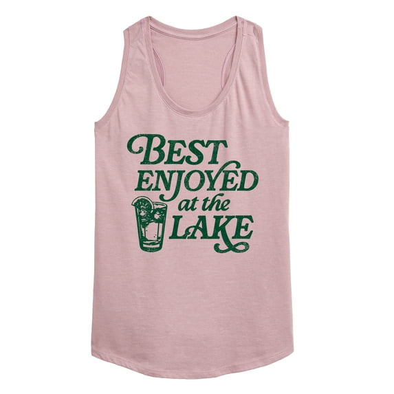 Instant Message - Enjoyed at the Lake Graphic Racerback Tank