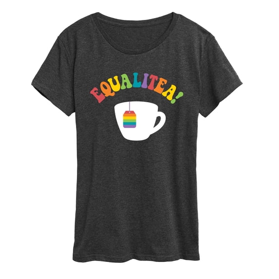 Instant Message - Equalitea! Rainbow Tea Bag Short Sleeve Graphic T-Shirt