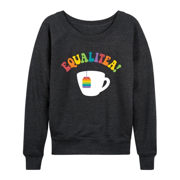 Instant Message - Equalitea - Women's French Terry Long Sleeve Pullover