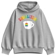 thumbnail image 1 of Instant Message - Equalitea - Women's Oversized Fleece Hoodie Sweatshirt, 1 of 4