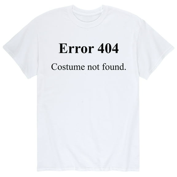 Instant Message - Error 404 - Men's Short Sleeve Graphic T-Shirt