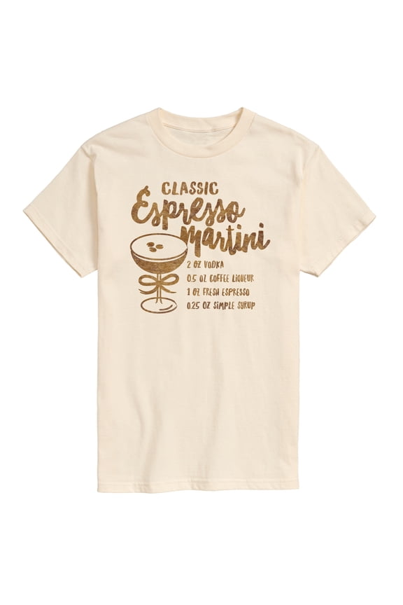 - Espresso Martini - Men's Short Sleeve Graphic T-Shirt