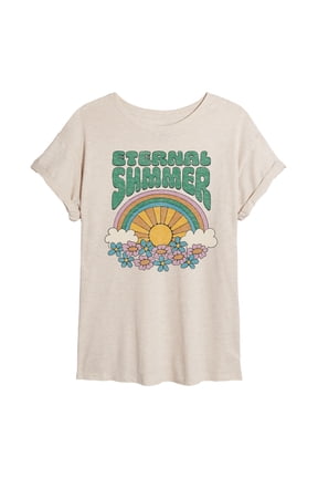 - Eternal Summer Oversized Graphic T-Shirt