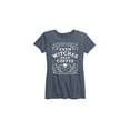 thumbnail image 1 of Instant Message - Even Witches Need Coffee - Women's Short Sleeve Graphic T-Shirt, 1 of 5