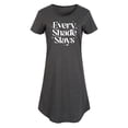 thumbnail image 1 of Instant Message - Every Shade Slays - Women's Any Way Dress, 1 of 6