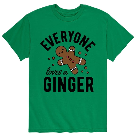 Instant Message - Everyone Loves Gingerbread Man - Men's Short Sleeve Graphic T-shirt