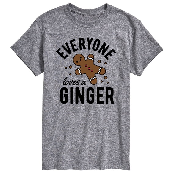 Instant Message - Everyone Loves Gingerbread Man - Men's Short Sleeve Graphic T-shirt