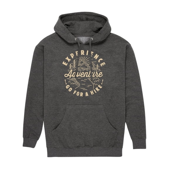 Instant Message - Experience Adventure - Men's Pullover Hooded Fleece Sweatshirt