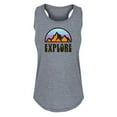 thumbnail image 1 of Instant Message - Explore Mountains - Women's Racerback Tank, 1 of 5