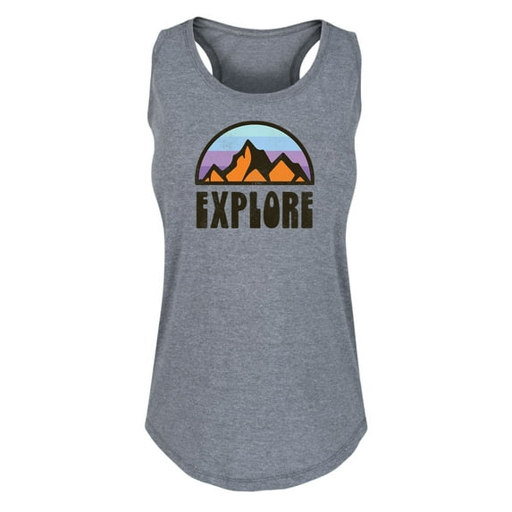 Instant Message - Explore Mountains - Women's Racerback Tank