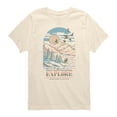 thumbnail image 1 of Instant Message - Explore Mountains - Youth Boys Short Sleeve Graphic T-Shirt, 1 of 4