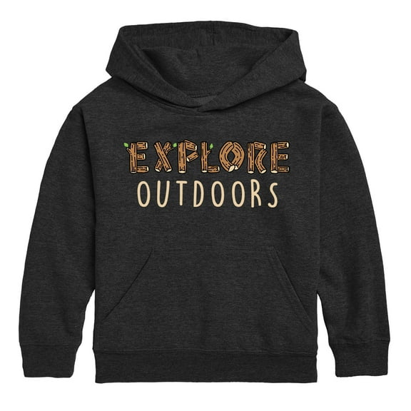 Instant Message - Explore Outdoors - Toddler and Youth Pullover Fleece Hoodie
