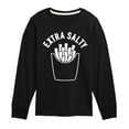 thumbnail image 1 of Instant Message - Extra Salty Long Sleeve Graphic T-Shirt, 1 of 5