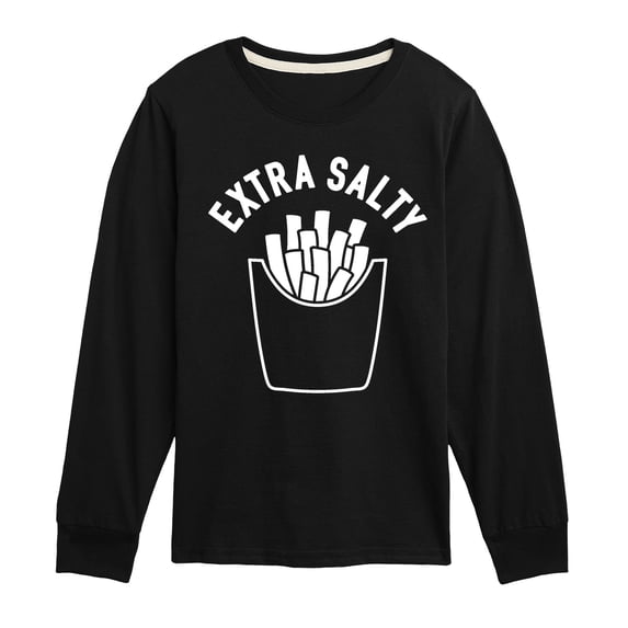 Instant Message - Extra Salty Long Sleeve Graphic T-Shirt