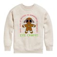 thumbnail image 1 of Instant Message - Eye Candy Christmas - Toddler & Youth Crewneck Fleece Sweatshirt, 1 of 6