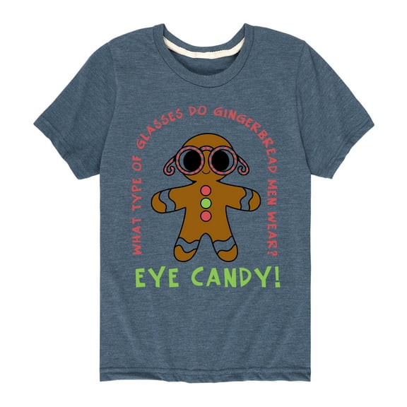 Instant Message - Eye Candy Christmas - Toddler & Youth Short Sleeve Graphic T-Shirt