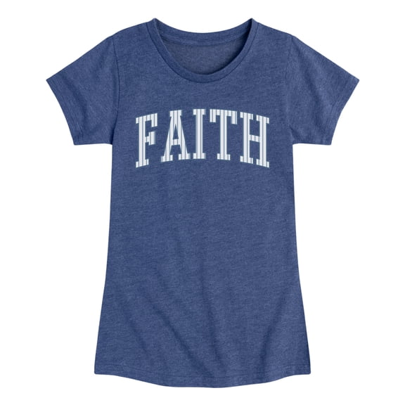 Instant Message - Faith Collegiate - Youth Girls Fitted Short Sleeve T-Shirt