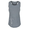 thumbnail image 1 of Instant Message - Faith Cross Side Hit - Women's Racerback Tank, 1 of 5