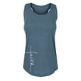 thumbnail image 1 of Instant Message - Faith Cross Side Hit - Women's Racerback Tank, 1 of 5