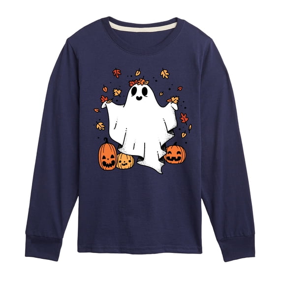 Instant Message - Fall Boys' Long Sleeve Graphic T-Shirt