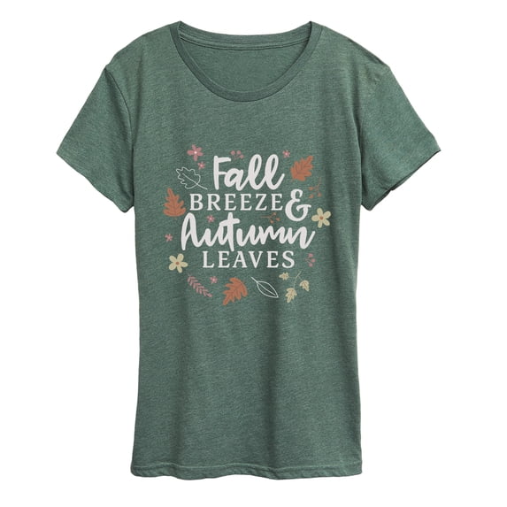 Instant Message - Fall Breeze Women's Short Sleeve Graphic T-Shirt
