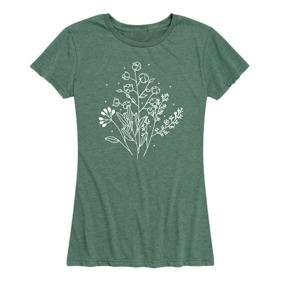 Instant Message - Fall Flowers - Women's Short Sleeve Graphic T-Shirt