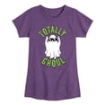 thumbnail image 1 of Instant Message - Fall Girls' Fitted Short Sleeve Graphic T-Shirt, 1 of 6