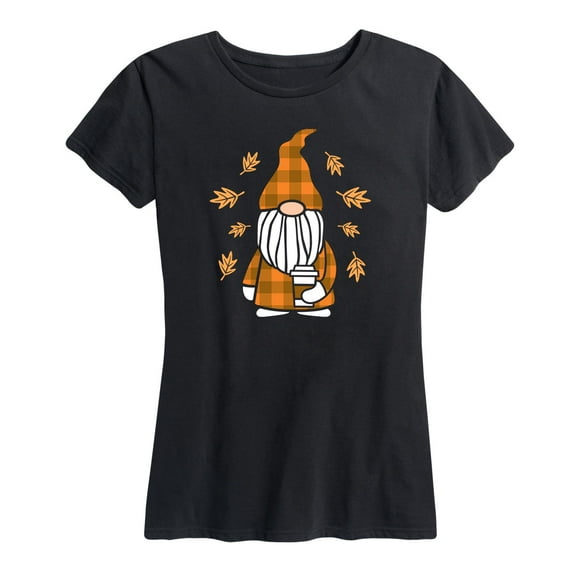 Instant Message - Fall Gnome - Women's Short Sleeve Graphic T-Shirt