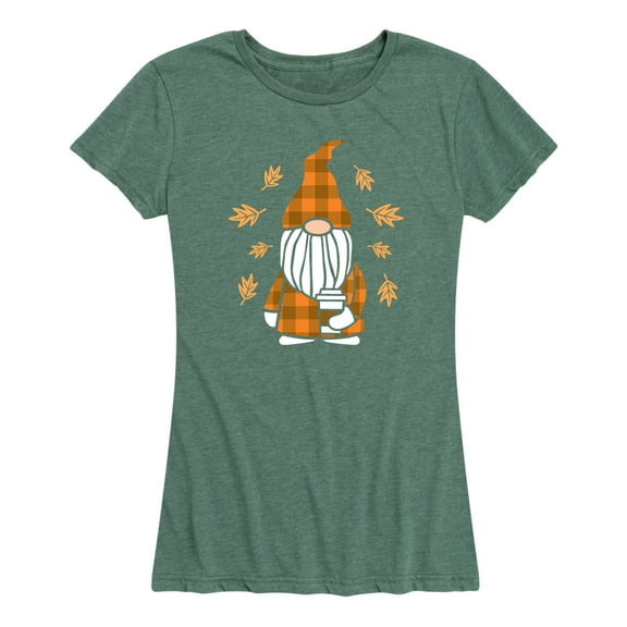 Instant Message - Fall Gnome - Women's Short Sleeve Graphic T-Shirt