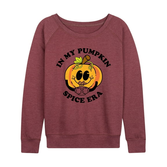 Instant Message - Fall - In My Pumpkin Spice Era - Women's Lightweight French Terry Long Sleeve Shirt