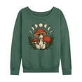 thumbnail image 1 of Instant Message - Fall Mushrooms - Women's Lightweight French Terry Long Sleeve Shirt, 1 of 6