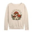 thumbnail image 1 of Instant Message - Fall Mushrooms - Women's Lightweight French Terry Long Sleeve Shirt, 1 of 6