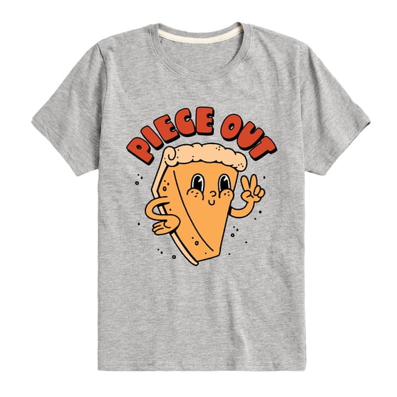 Instant Message - Fall - Piece Out Pumpkin Pie - Toddler & Youth Short Sleeve Graphic T-Shirt