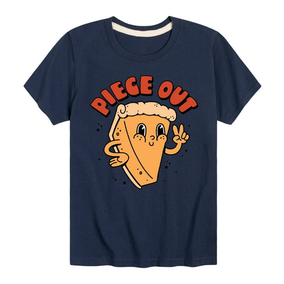 Instant Message - Fall - Piece Out Pumpkin Pie - Toddler & Youth Short Sleeve Graphic T-Shirt