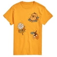 thumbnail image 1 of Instant Message - Fall Pumpkin And Flowers - Men's Short Sleeve Graphic T-Shirt, 1 of 4