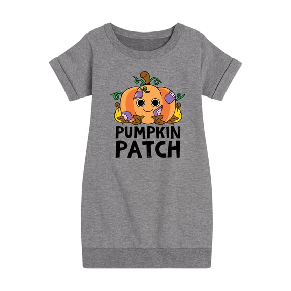 Instant Message - Fall - Pumpkin Patch - Toddler & Youth Girls Fleece Dress