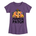 thumbnail image 1 of Instant Message - Fall - Pumpkin Patch - Toddler & Youth Girls Short Sleeve Graphic T-Shirt, 1 of 6