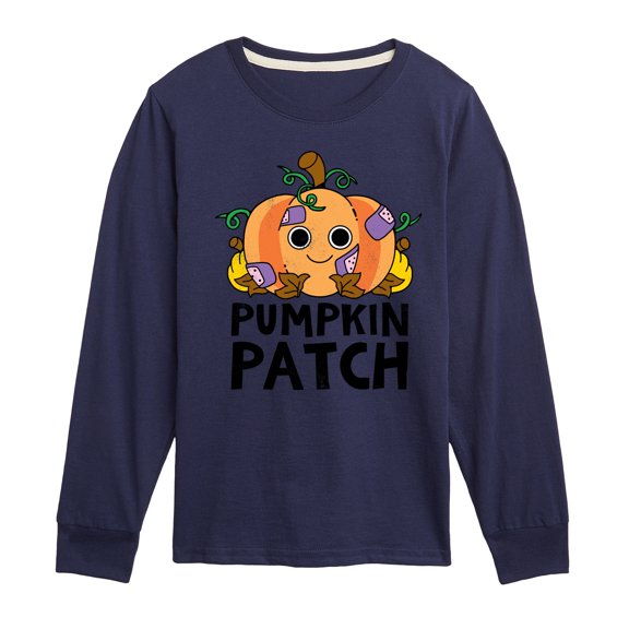 Instant Message - Fall - Pumpkin Patch - Toddler & Youth Long Sleeve Graphic T-Shirt