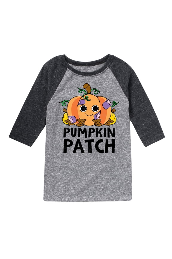 - Fall - Pumpkin Patch - Toddler & Youth Raglan Graphic T-Shirt