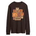 thumbnail image 1 of Instant Message - Fall Stamp Cluster - Men's Long Sleeve Graphic T-Shirt, 1 of 4