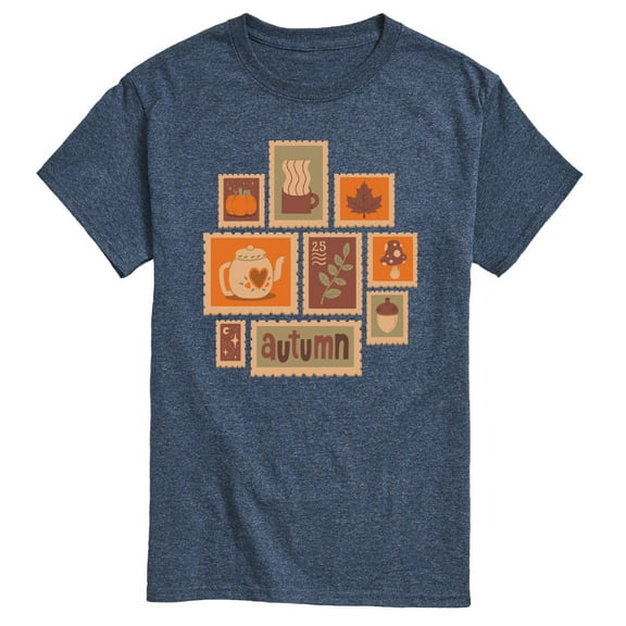 Instant Message - Fall Stamp Cluster - Men's Short Sleeve Graphic T-Shirt