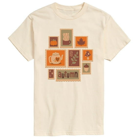 Instant Message - Fall Stamp Cluster - Men's Short Sleeve Graphic T-Shirt