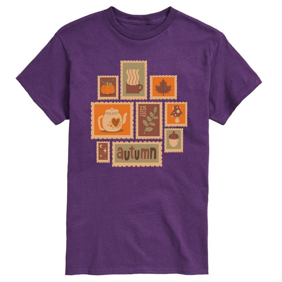 Instant Message - Fall Stamp Cluster - Men's Short Sleeve Graphic T-Shirt