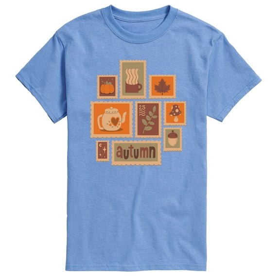Instant Message - Fall Stamp Cluster - Men's Short Sleeve Graphic T-Shirt