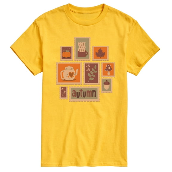 Instant Message - Fall Stamp Cluster - Men's Short Sleeve Graphic T-Shirt