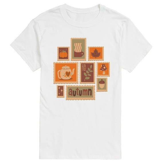 Instant Message - Fall Stamp Cluster - Men's Short Sleeve Graphic T-Shirt