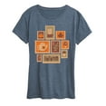 thumbnail image 1 of Instant Message - Fall Stamp Cluster - Women's Short Sleeve Graphic T-Shirt, 1 of 5